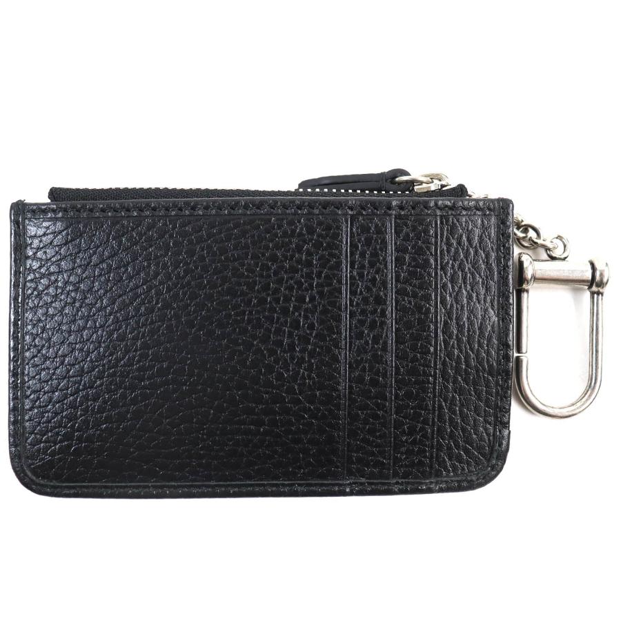 極美品△GUCCI グッチ 701070 GGマーモント キーチェーン レザー 