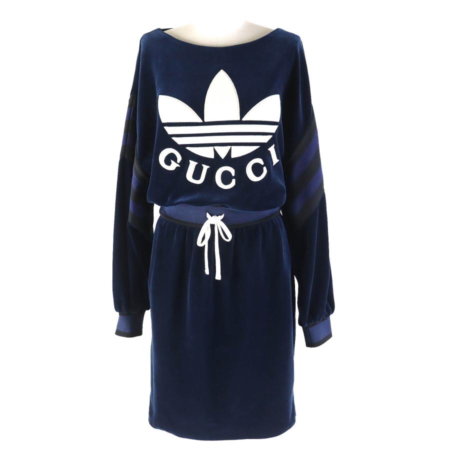 未使用品△GUCCI adidas グッチ アディダス 23SS 695679 トレフォイル 