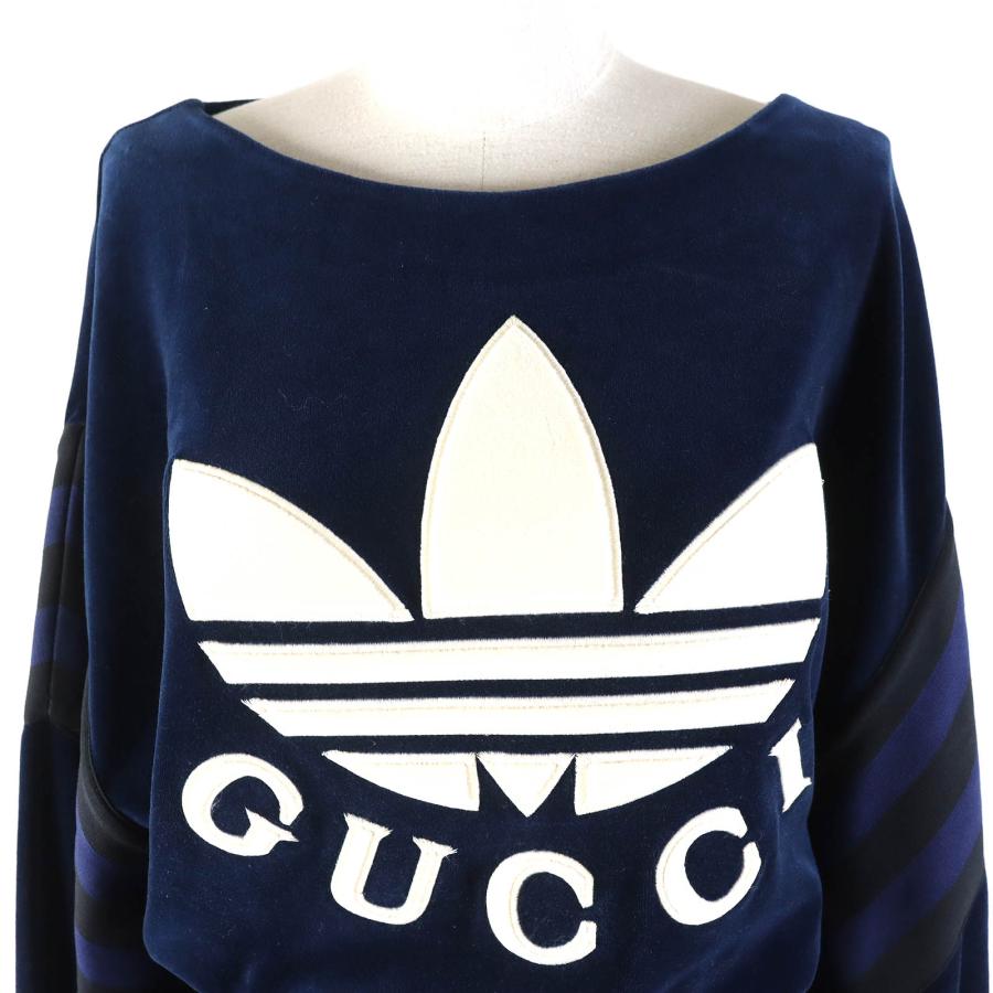 未使用品△GUCCI adidas グッチ アディダス 23SS 695679 トレフォイル 