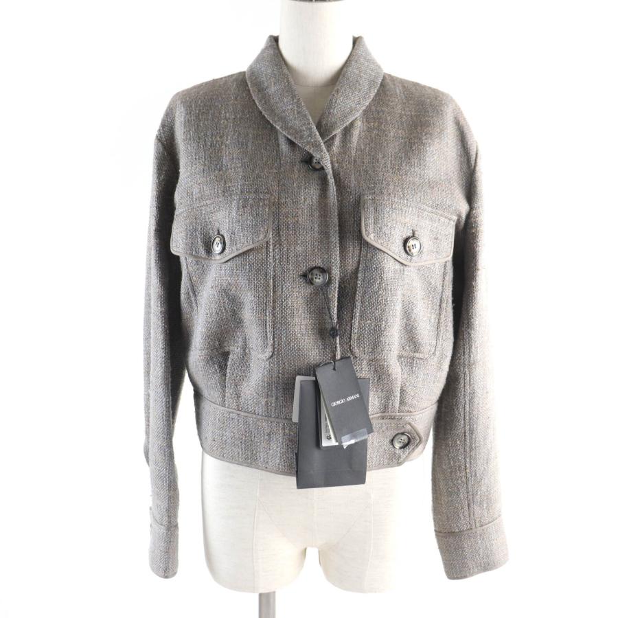 未使用品☆GIORGIO ARMANI ジョルジオアルマーニ 2021年製 シルク混 