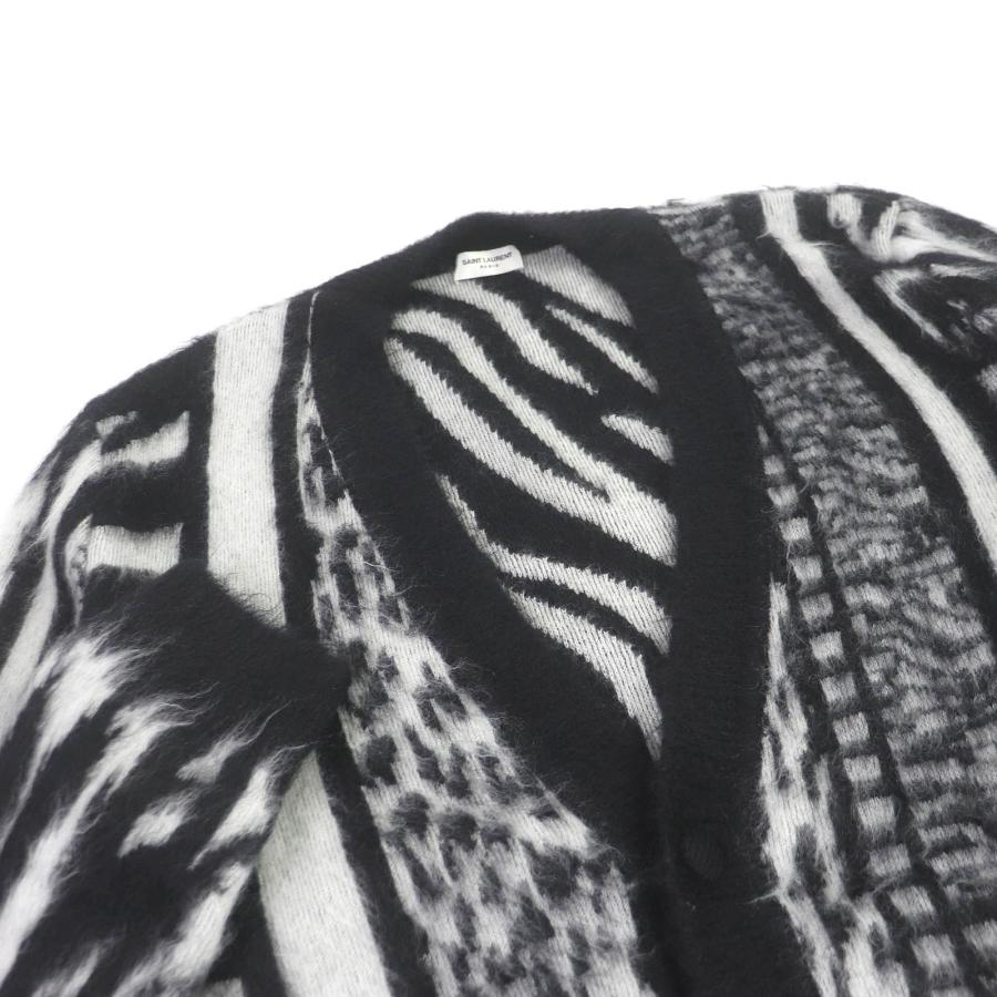 極美品□SAINT LAURENT PARIS サンローランパリ 21AW 690064 モヘア 