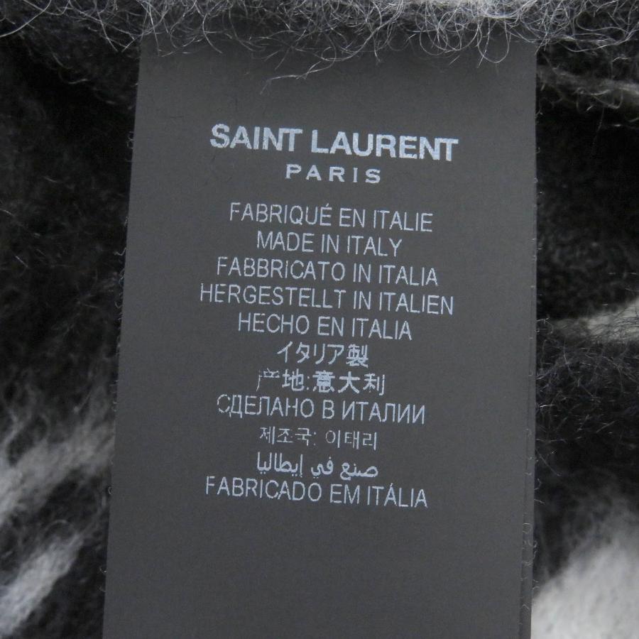 極美品□SAINT LAURENT PARIS サンローランパリ 21AW 690064 モヘア 