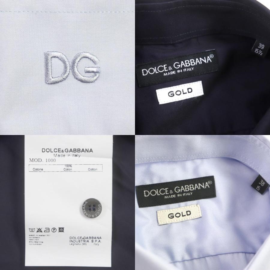 未使用品▽DOLCE&GABBANA ドルチェ＆ガッバーナ コットン 黒タグ GOLD 