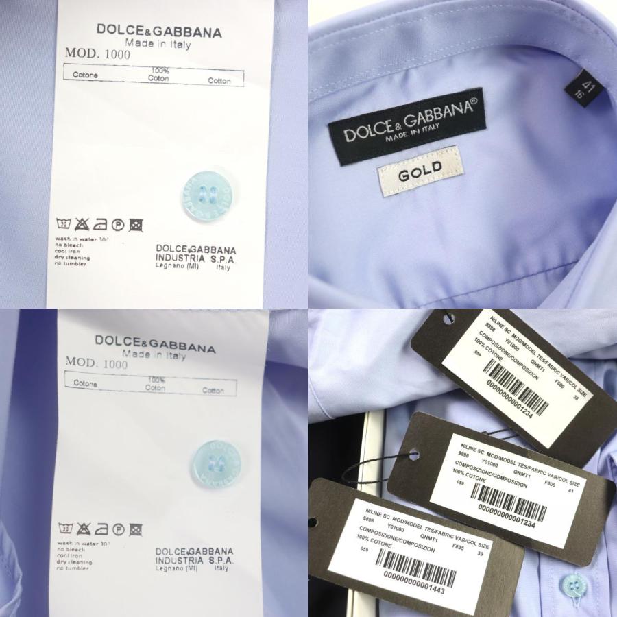未使用品▽DOLCE&GABBANA ドルチェ＆ガッバーナ コットン 黒タグ GOLD 