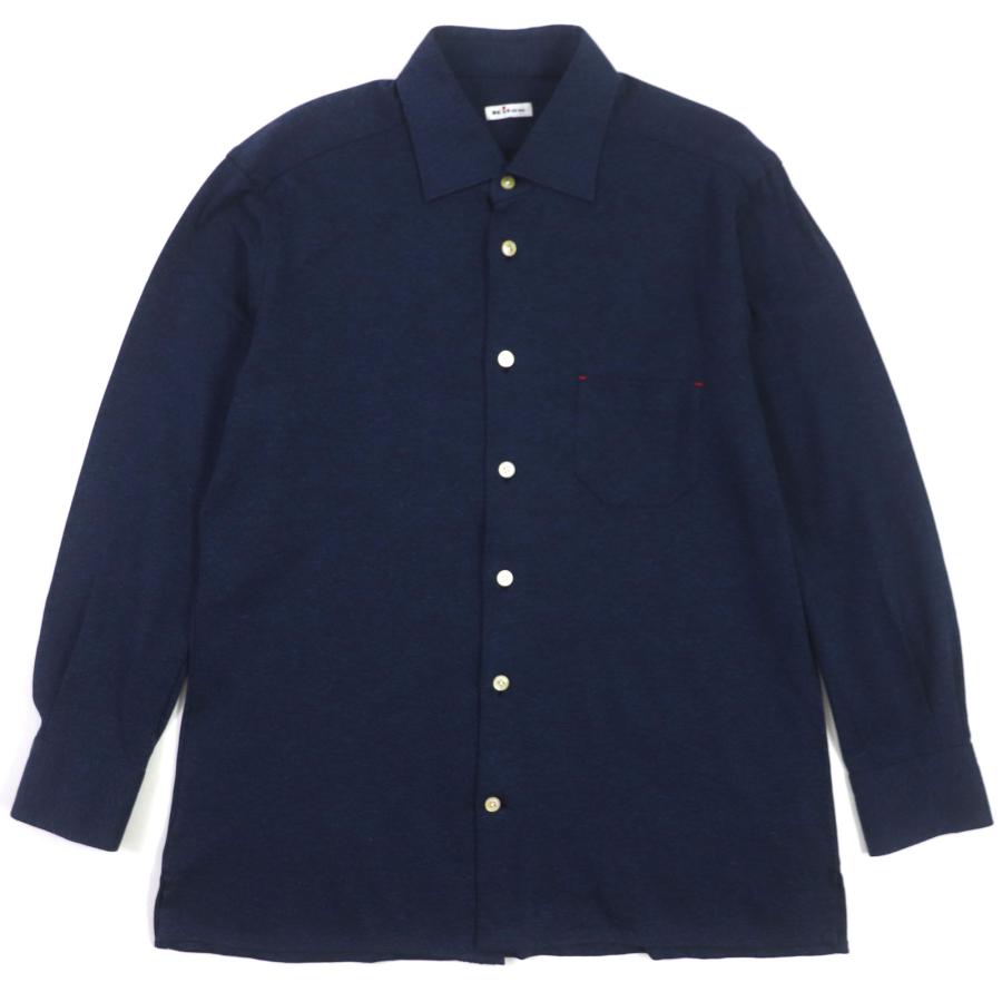 美品▽KITON キートン コットン100% 織柄 ポケット付き ステッチ 