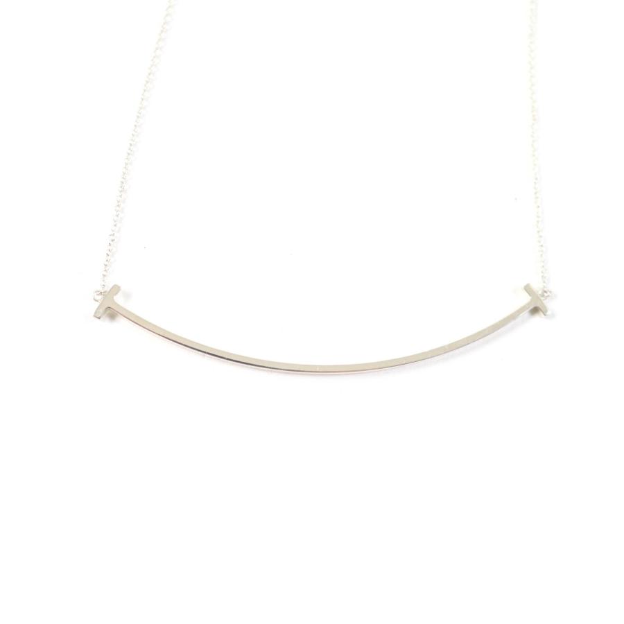 極美品☆TIFFANY&Co. ティファニー ティファニー T スマイル ラージ  