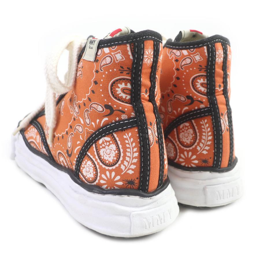 未使用品□Maison MIHARA YASUHIRO/メゾンミハラヤスヒロ 21SS A06FW731 PETERSON BANDANA HI バンダナ ハイカットスニーカー オレンジ 40 箱付き メンズ 未使用品□Maison MIHARA YASUHIRO メゾンミハラヤスヒロ 21SS