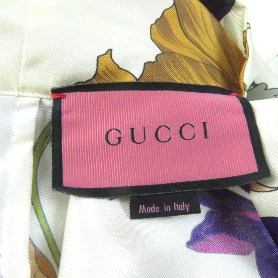 GUCCI 極美品☆GUCCI グッチ 613002 シルク100% ロゴボタン 棒 GUCCI 極美品☆GUCCI グッチ 613002 シルク100% ロゴボタン 棒