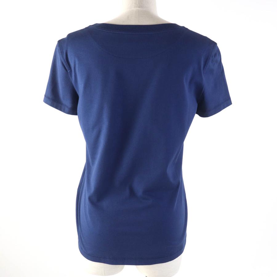 美品 HERMES エルメス 胸ポケ 半袖 Tシャツ ネイビー系 S メンズ