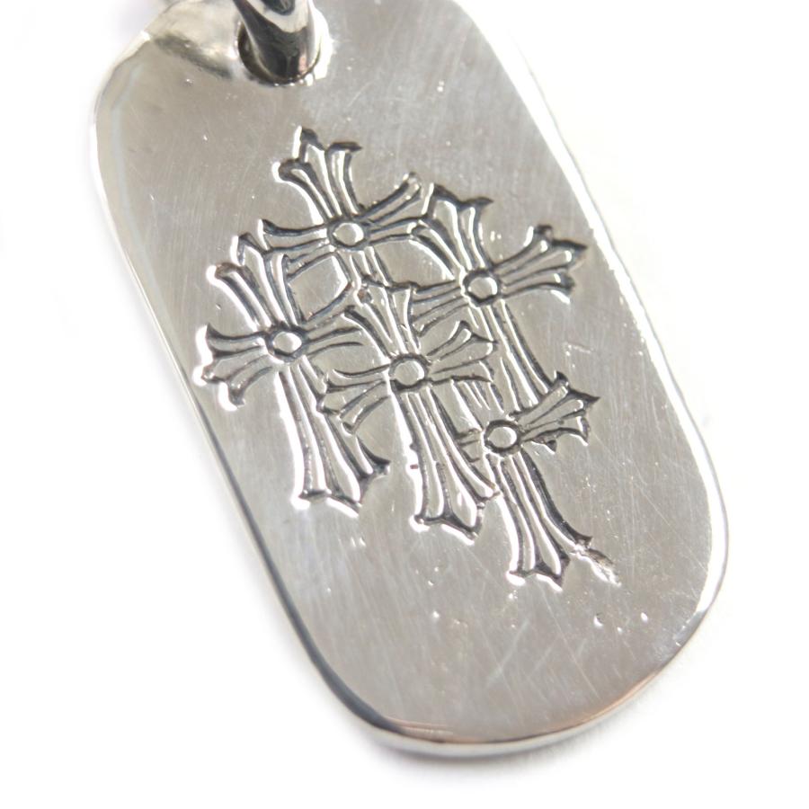 美品▽CHROME HEARTS クロムハーツ Cemetery Cross Dogtag 美品▽CHROME HEARTS クロムハーツ Cemetery Cross Dogtag