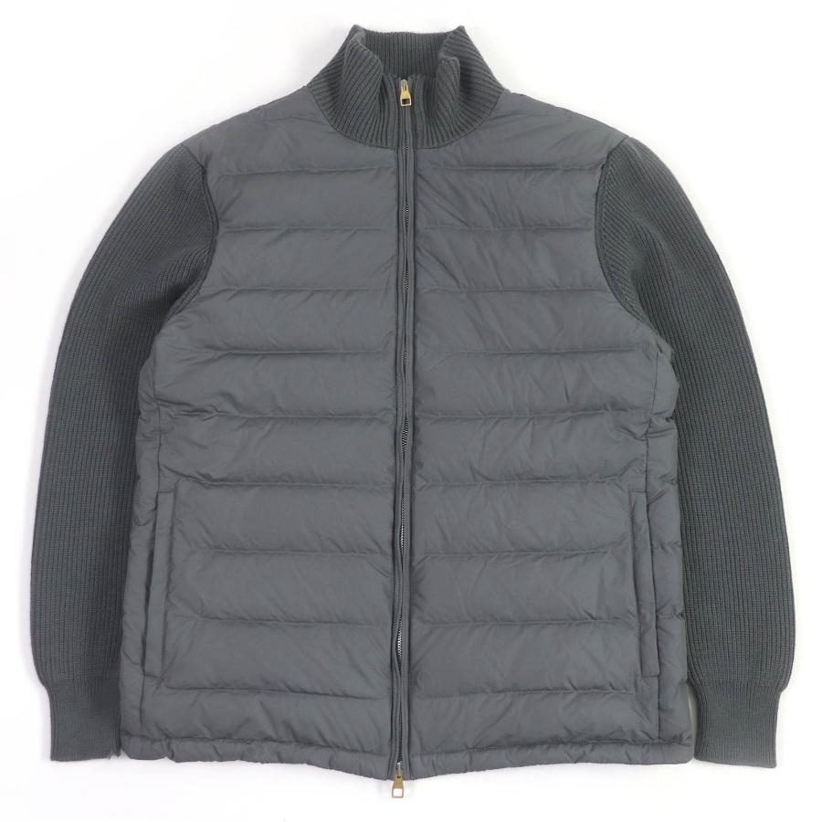 dunhill 美品□Dunhill ダンヒル ウール ニット切替 ダブル dunhill 美品□Dunhill ダンヒル ウール ニット切替 ダブル