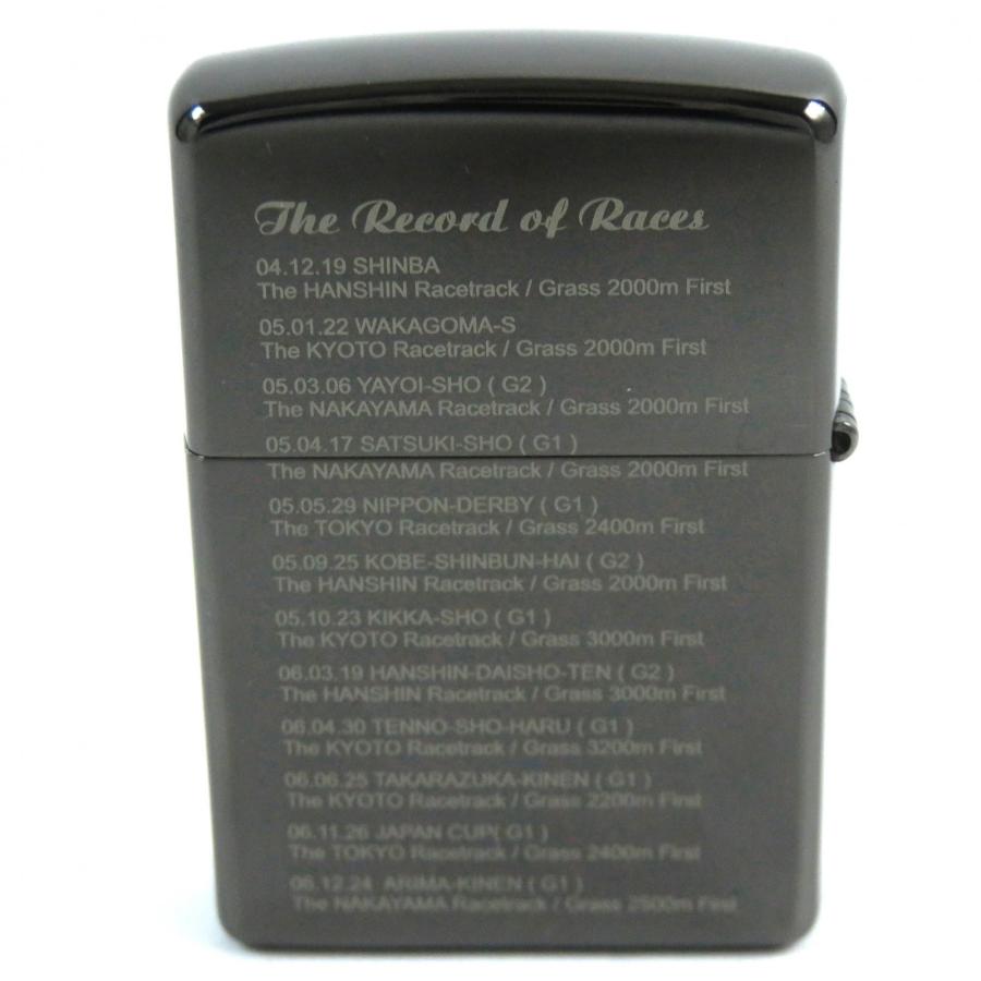 美品△ZIPPO ジッポ ディープインパクト 引退記念 1016/2006個 