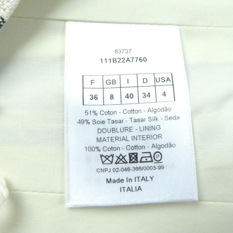 極美品☆Christian Dior クリスチャンディオール 111B22A7760 シルク混  
