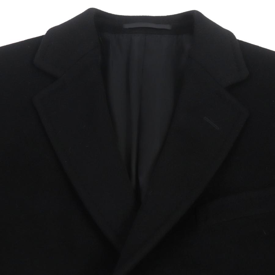 美品▽GUCCI グッチ 439365 ウール100% ロゴ入りボタン 比翼仕立て 