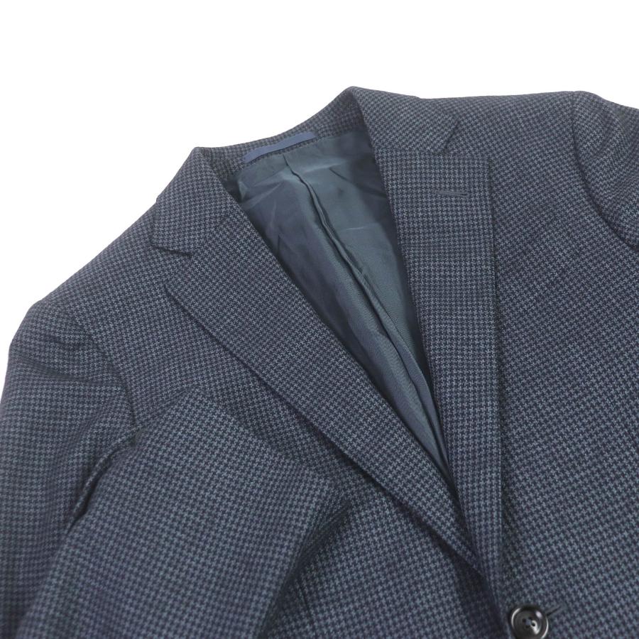 美品□Ermenegildo Zegna エルメネジルドゼニア シルク カシミヤ 千鳥 