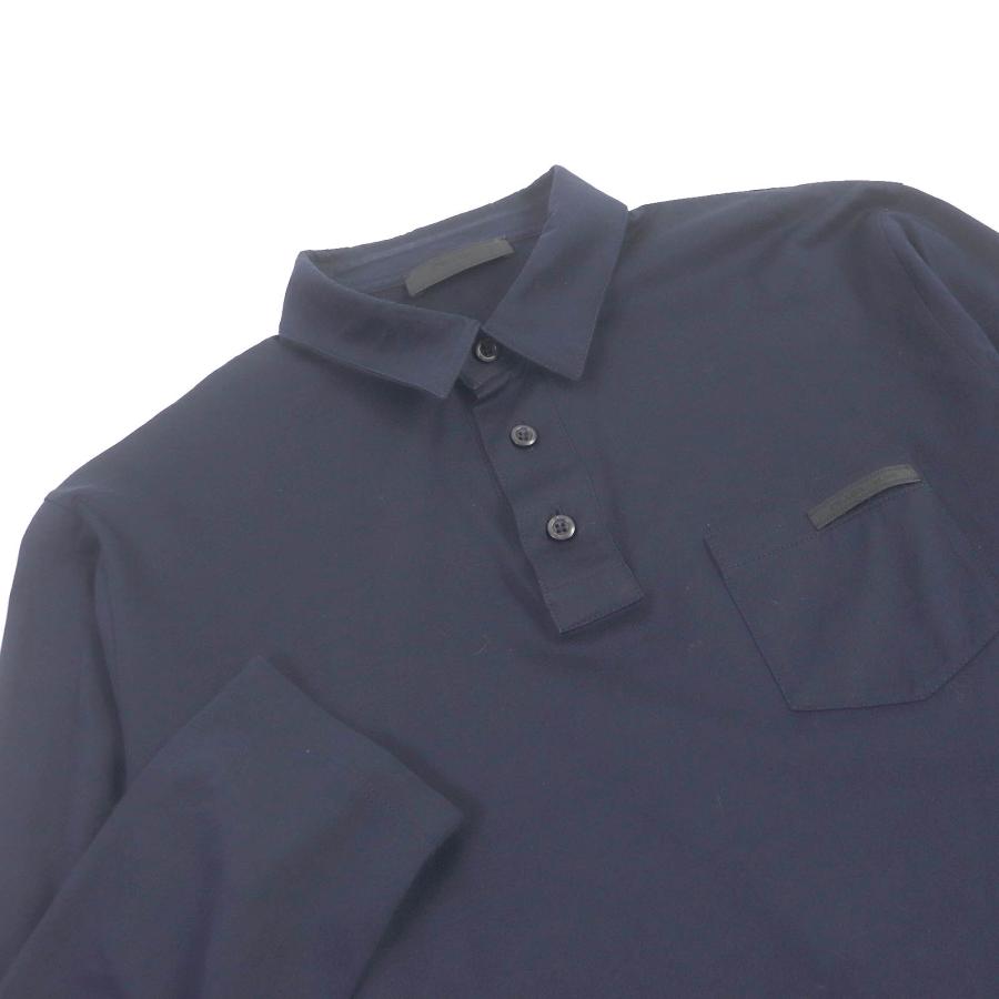 美品□PRADA プラダ UJL878 コットン100％ ロングスリーブ 長袖 