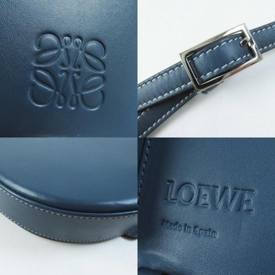 LOEWE 美品◎LOEWE ロエベ アナグラム型押し ヒールポーチ/斜め LOEWE 美品◎LOEWE ロエベ アナグラム型押し ヒールポーチ/斜め