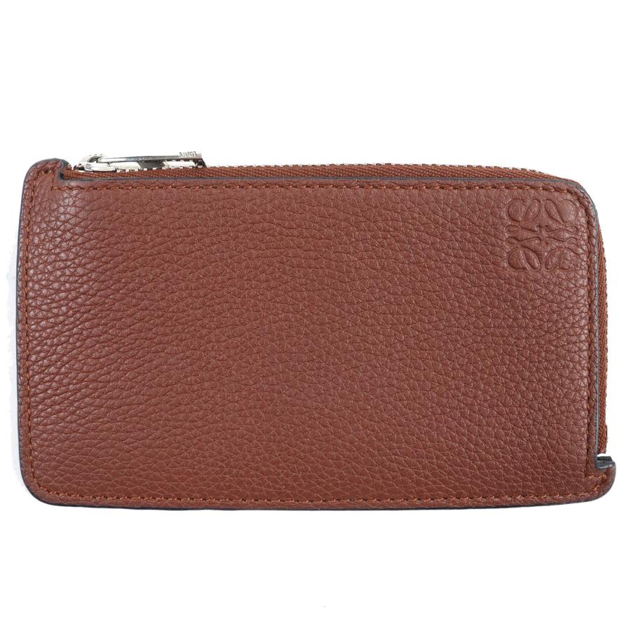 LOEWE 良品△LOEWE ロエベ C660Z40X05 アナグラム レザー カードケース 