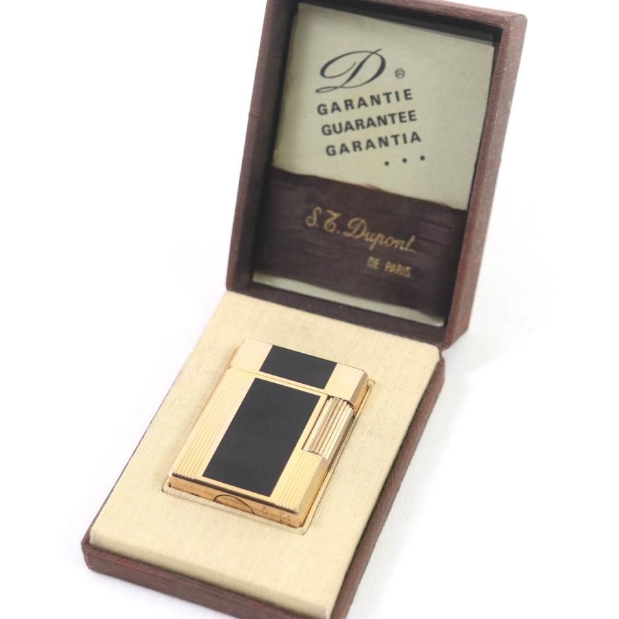 外装良品□Dupont デュポン ライン1 ショート 都彭 ラッカー スクエア