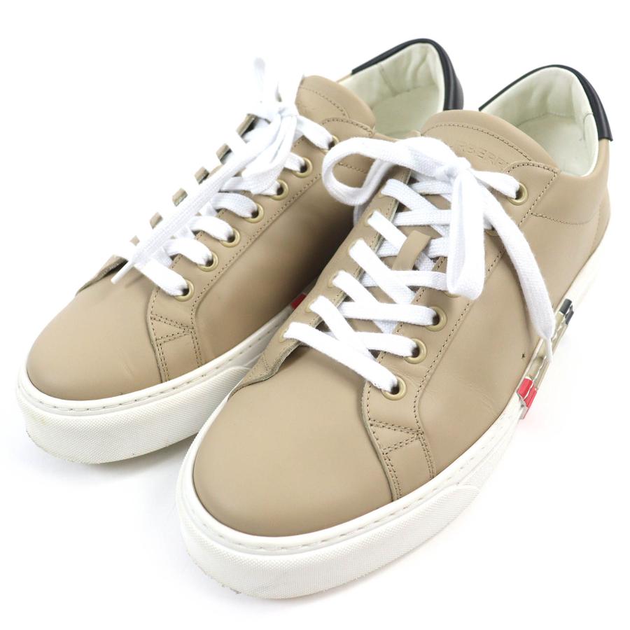 ドンドン見直し】美品△BURBERRY バーバリー 8043185 LOW TOP SNEAKER 