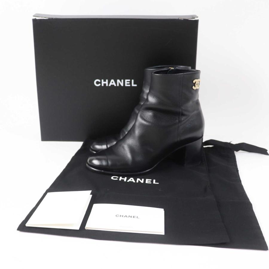 CHANEL 美品◎CHANEL シャネル G36307 ココマーク付き サイドZIP CHANEL 美品◎CHANEL シャネル G36307 ココマーク付き サイドZIP