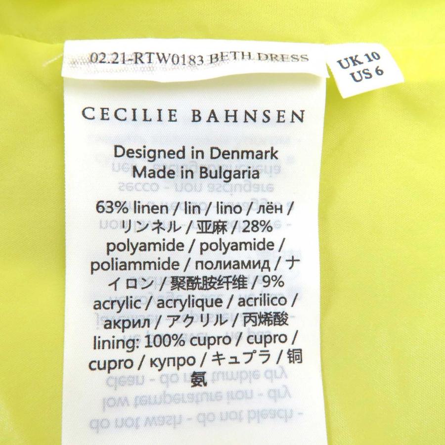 極美品△CECILIE BAHNSEN セシリーバンセン 21SS BETH DRESS 極美品△CECILIE BAHNSEN セシリーバンセン 21SS BETH DRESS