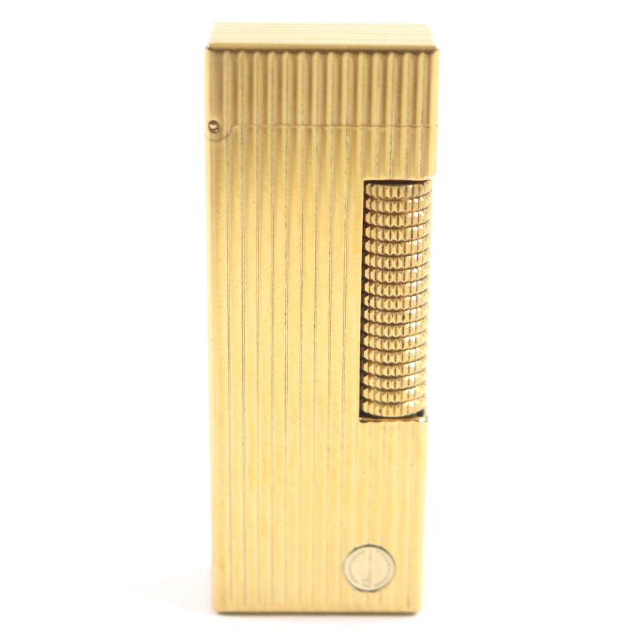 dunhill 美品▽Dunhill ダンヒル スクエア ストライプ柄 ロゴ付き 