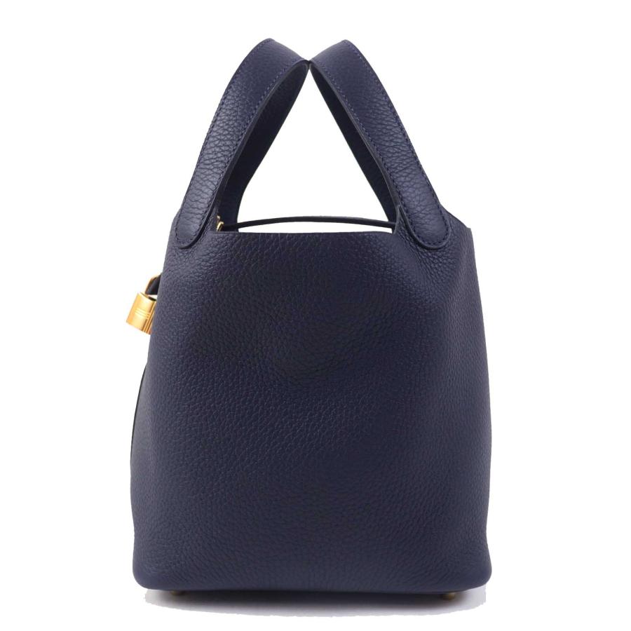 HERMES 極美品◎HERMES エルメス ピコタンロック PM ブルーニュイ 