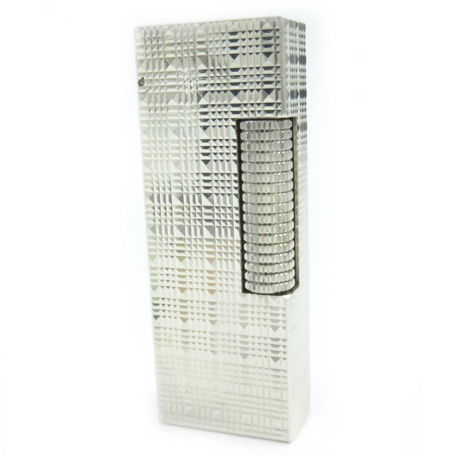 dunhill 美品△Dunhill ダンヒル ブロックチェック柄 スクエア型  