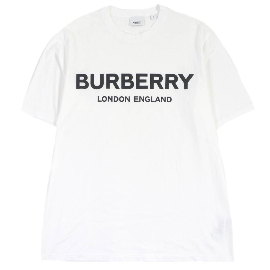 極美品□BURBERRY バーバリー 8026017 コットン100％ ロゴプリント 