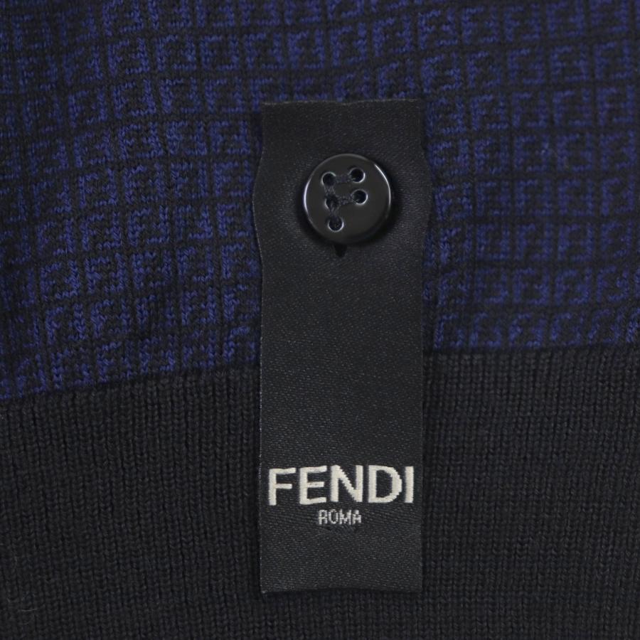 FENDI 未使用品▽FENDI フェンディ 2021年製 FZY078 ウール100% FFロゴ  