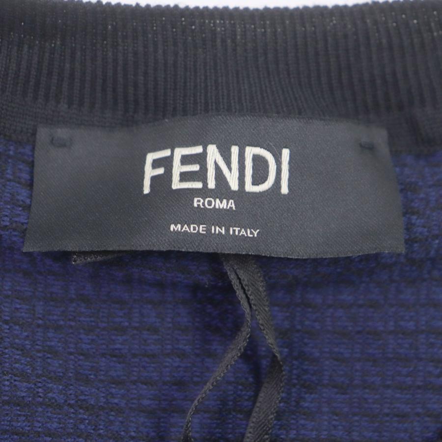 FENDI 未使用品▽FENDI フェンディ 2021年製 FZY078 ウール100% FFロゴ  