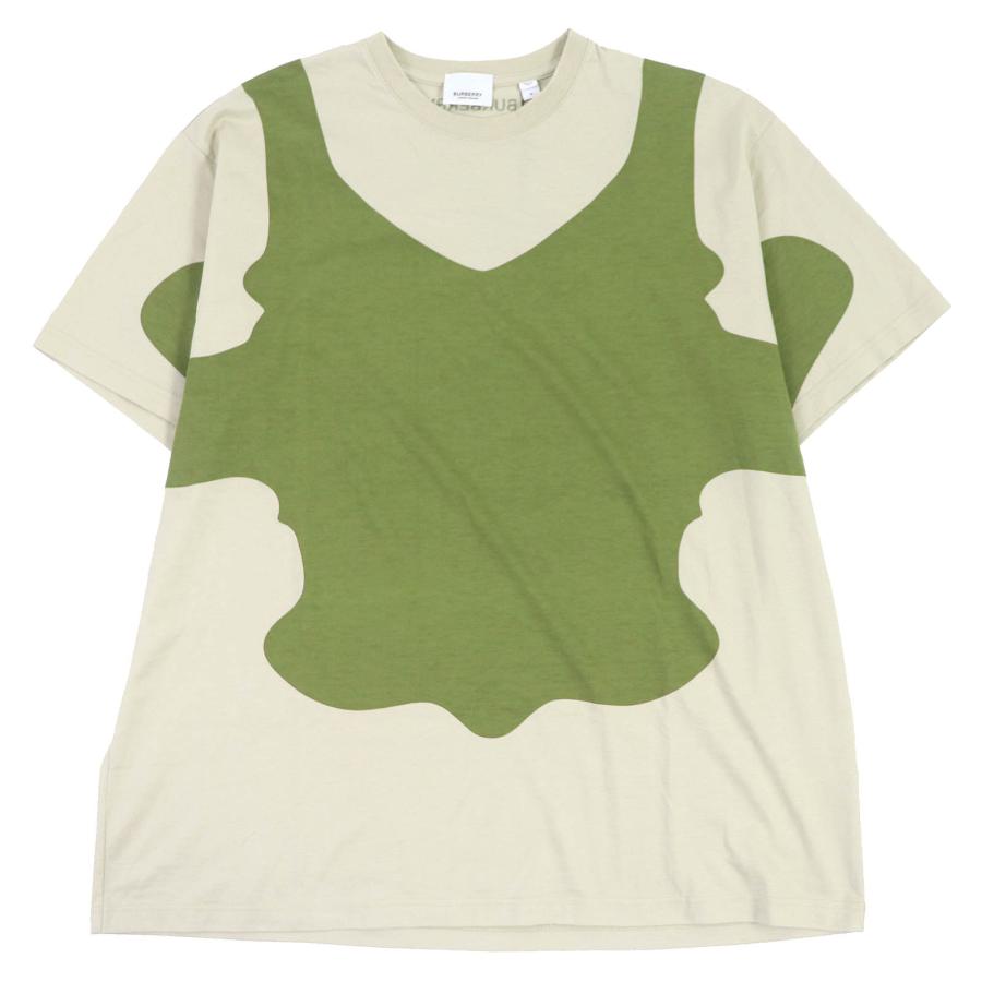 未使用品□BURBERRY バーバリー 22SS 8052169 プリンテッド クルーネック ショートスリーブ 半袖Ｔシャツ カーキ系 M イタリア製 正規品 BURBERRY（バーバリー） 未使用品□BURBERRY 22SS 8052169 プリン