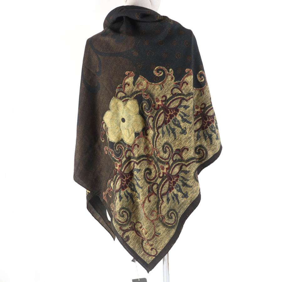 極美品】ETRO エトロ ポンチョケープ大判ストールショール