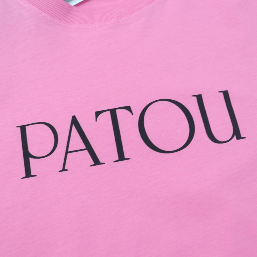 未使用品☆PATOU パトゥ JE0299999426P オーガニックコットン100％ ロゴプリント クルーネック 半袖Ｔシャツ ホットピンク XS レディース 未使用品☆PATOU パトゥ JE0299999426P オーガニックコットン100