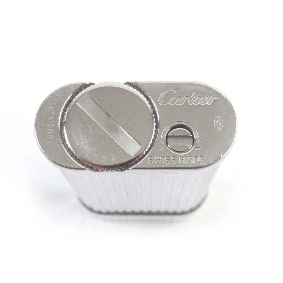 Cartier（カルティエ） 良品□Cartier ゴドロン ストライプ柄 オーバル