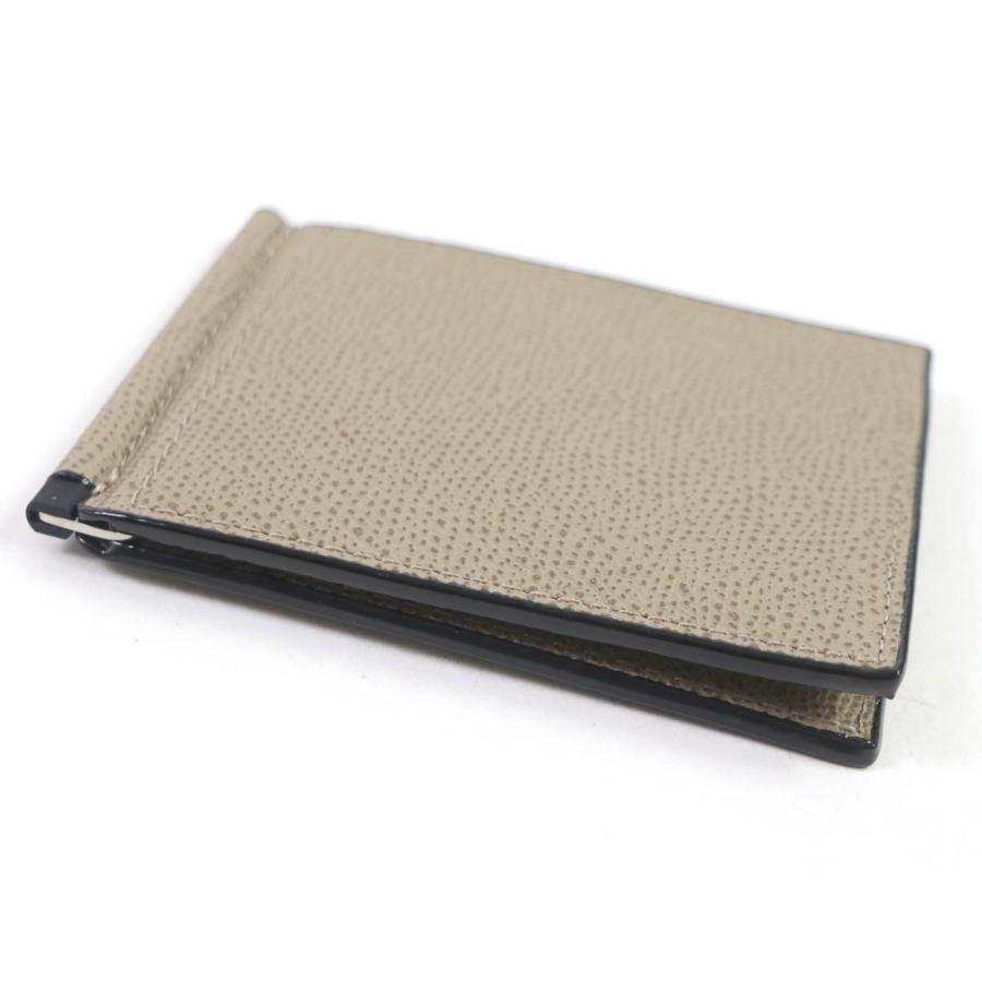 極美品□Valextra ヴァレクストラ マネークリップ レザー カードケース 