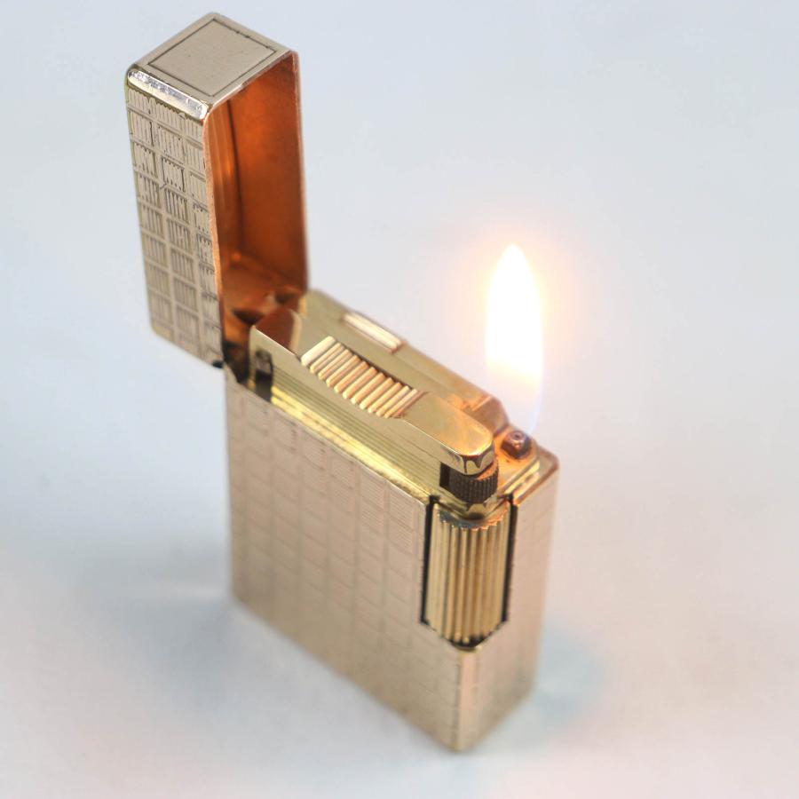 人気□Dupont デュポン ライン1 ショート ブロックチェック スクエア 