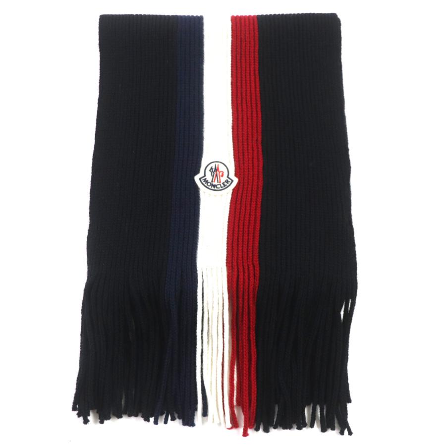 美品▽MONCLER モンクレール 2022年製 SCIARPA ウール100 