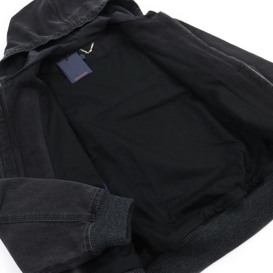 未使用品●LOUIS VUITTON ルイヴィトン ジップスローデニムフーディ ウィズ サッシュアンドパッチ ジップコットンジャケット 50 正規品 LOUIS VUITTON（ルイ・ヴィトン） 未使用品○LOUIS VUITTON ジップ