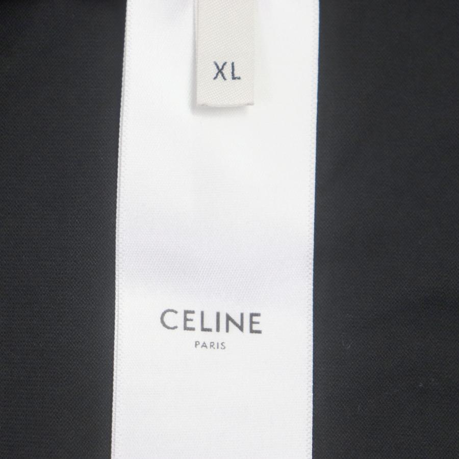 CELINE 未使用品▽CELINE セリーヌ 2X8206430 Loose T-shirt ロゴ 
