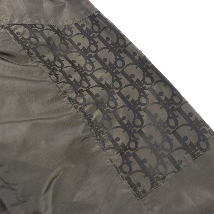 極美品□DIOR ディオール オム 193C402A5149 オブリーク アノラックジャケット ナイロンブルゾン カーキ 44 イタリア製 正規品 メンズの画像
