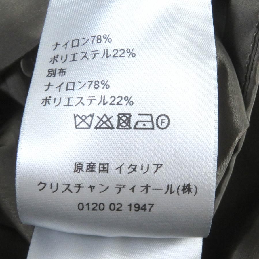 極美品□DIOR ディオール オム 193C402A5149 オブリーク アノラックジャケット ナイロンブルゾン カーキ 44 イタリア製 正規品 メンズの画像