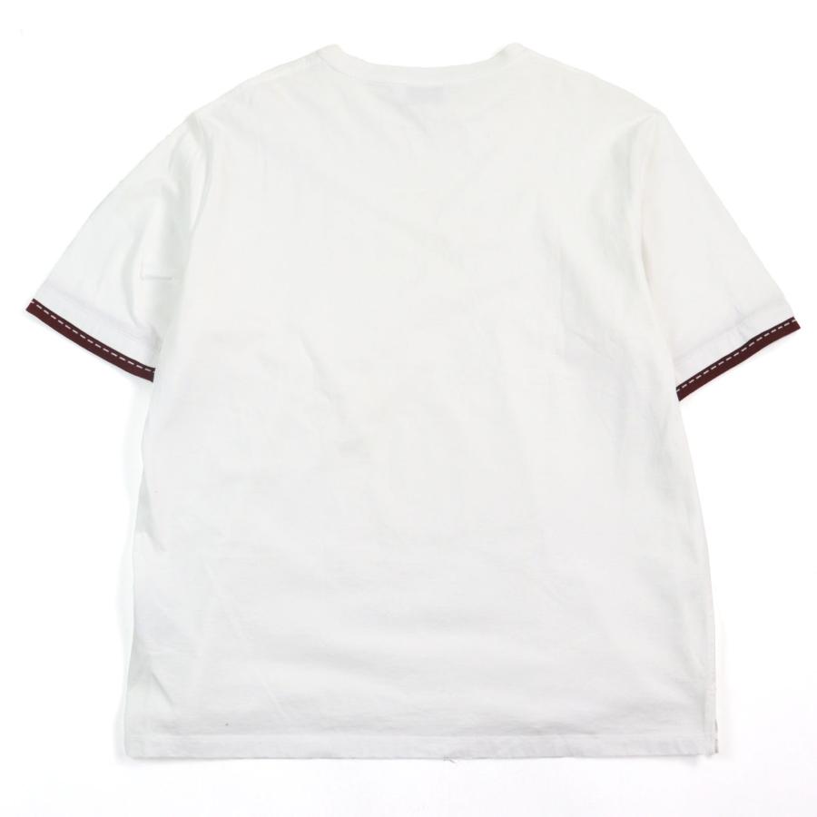 HERMES 美品○HERMES エルメス 21SS サドルステッチ ラウンドネック 