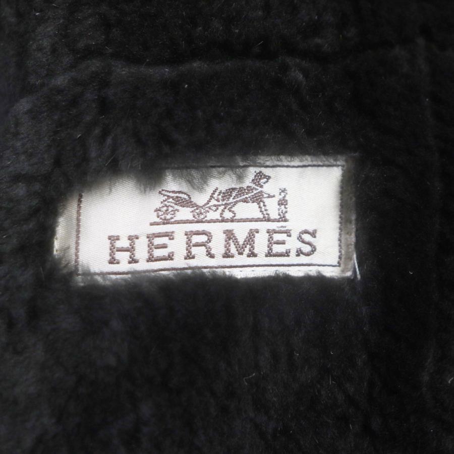 HERMES 極美品▽HERMES エルメス カシミヤ100% 裏地シェアード HERMES 極美品▽HERMES エルメス カシミヤ100% 裏地シェアード