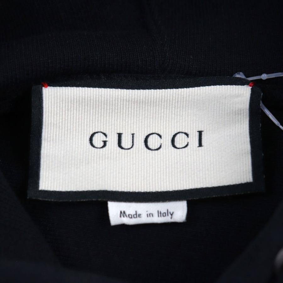 美品○GUCCI グッチ 569828 コットン100% スカルスネークエンブロイ 