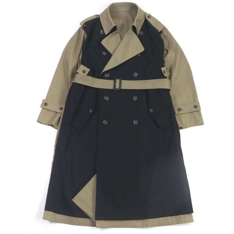 極美品□ssstein シュタイン 22AW OVERSIZED DOUBLE LAPELED TRENCH 