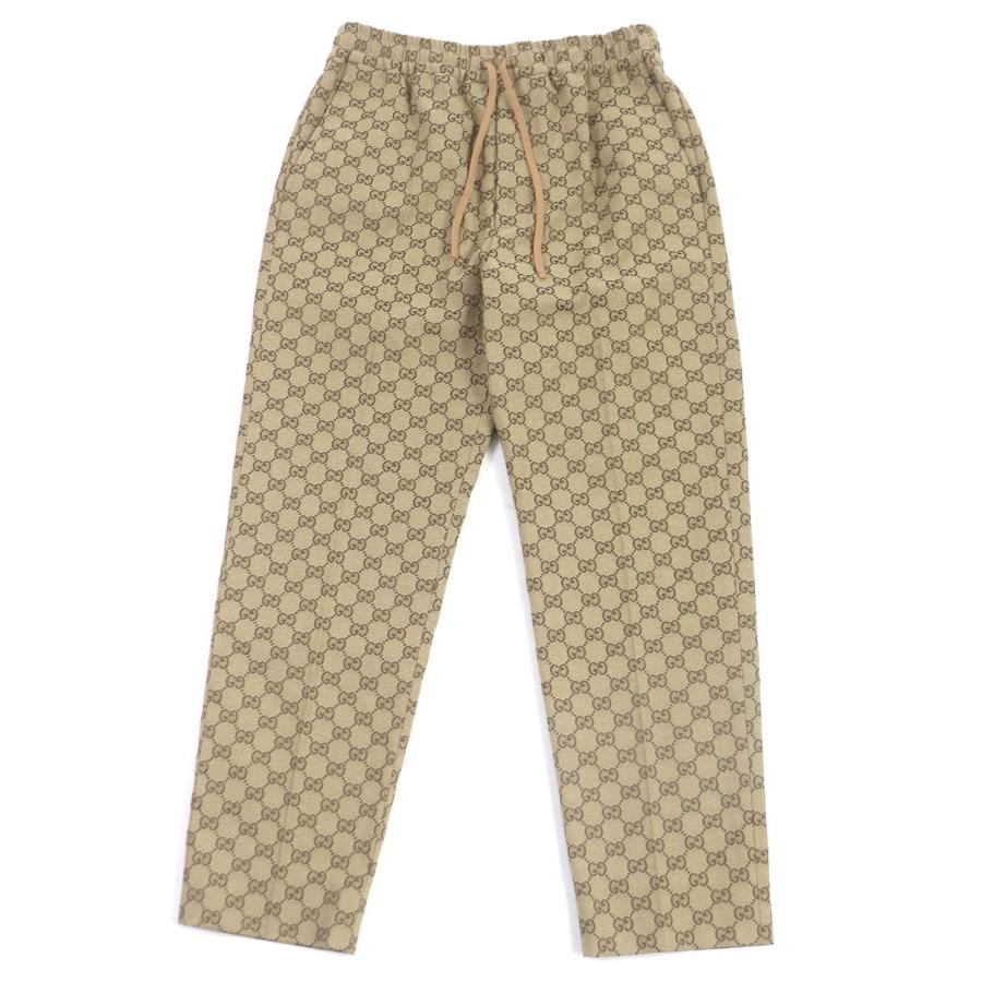 GUCCI 極美品□GUCCI グッチ 569769 GGキャンバス テーパードパンツ 