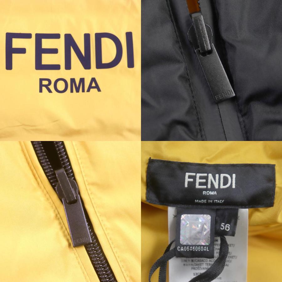 未使用品▽FENDI フェンディ 2021年製 FAA526 バックロゴ リバーシブル  