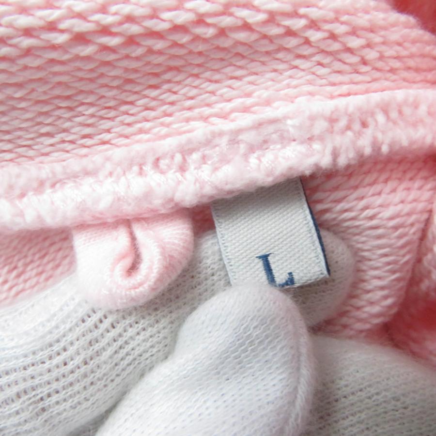 MONCLER - 美品☆MONCLER モンクレール 2023年製 HOODIE コットン100％ ロゴワッペン・ロゴ刺繍入り パーカー ピンク L 正規品 レディース MONCLER（モンクレール） 美品☆MONCLER 2023年製 HOODIE コットン100